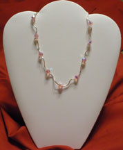 Pink Noodle Necklace