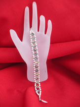 Sterling Silver & Swarovski Weave